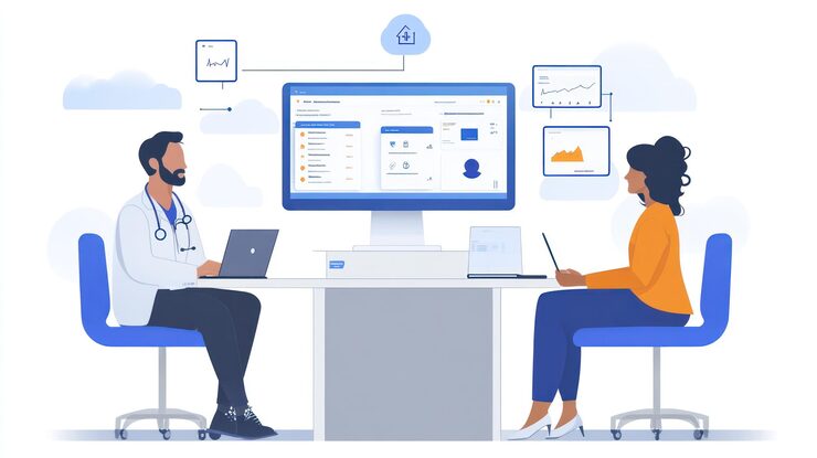 Healthcare software interface